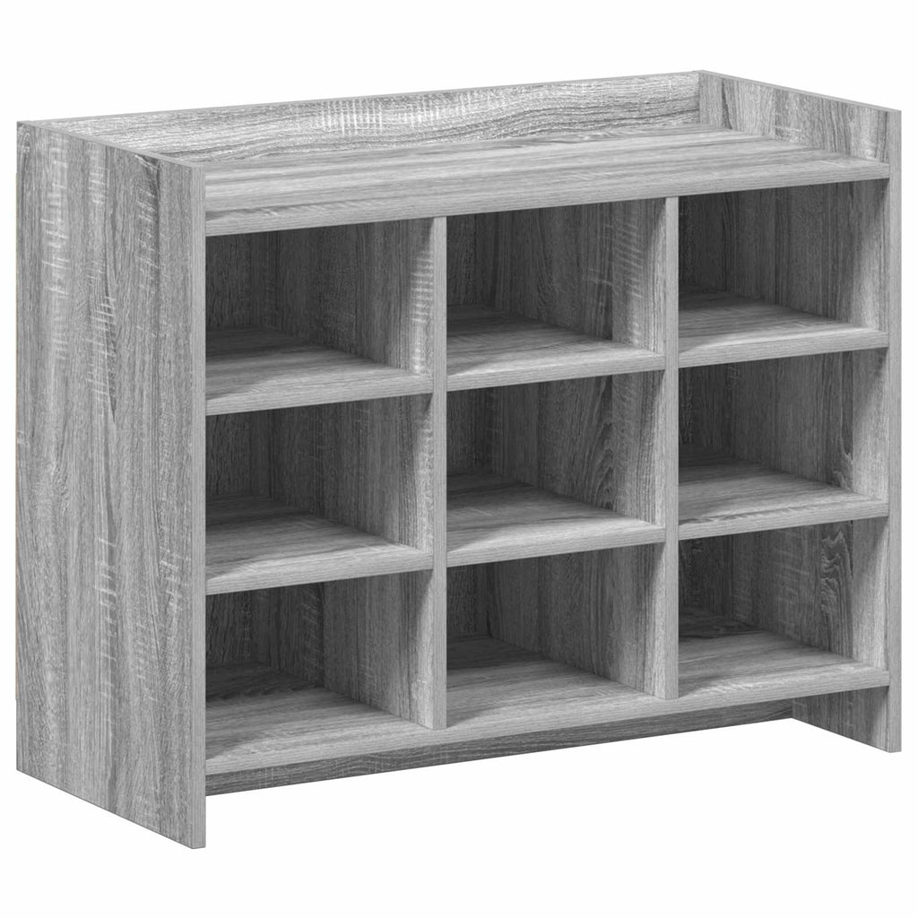 Schuhschrank Grau Sonoma 85 x 39,5 x 70 cm Holzwerkstoff