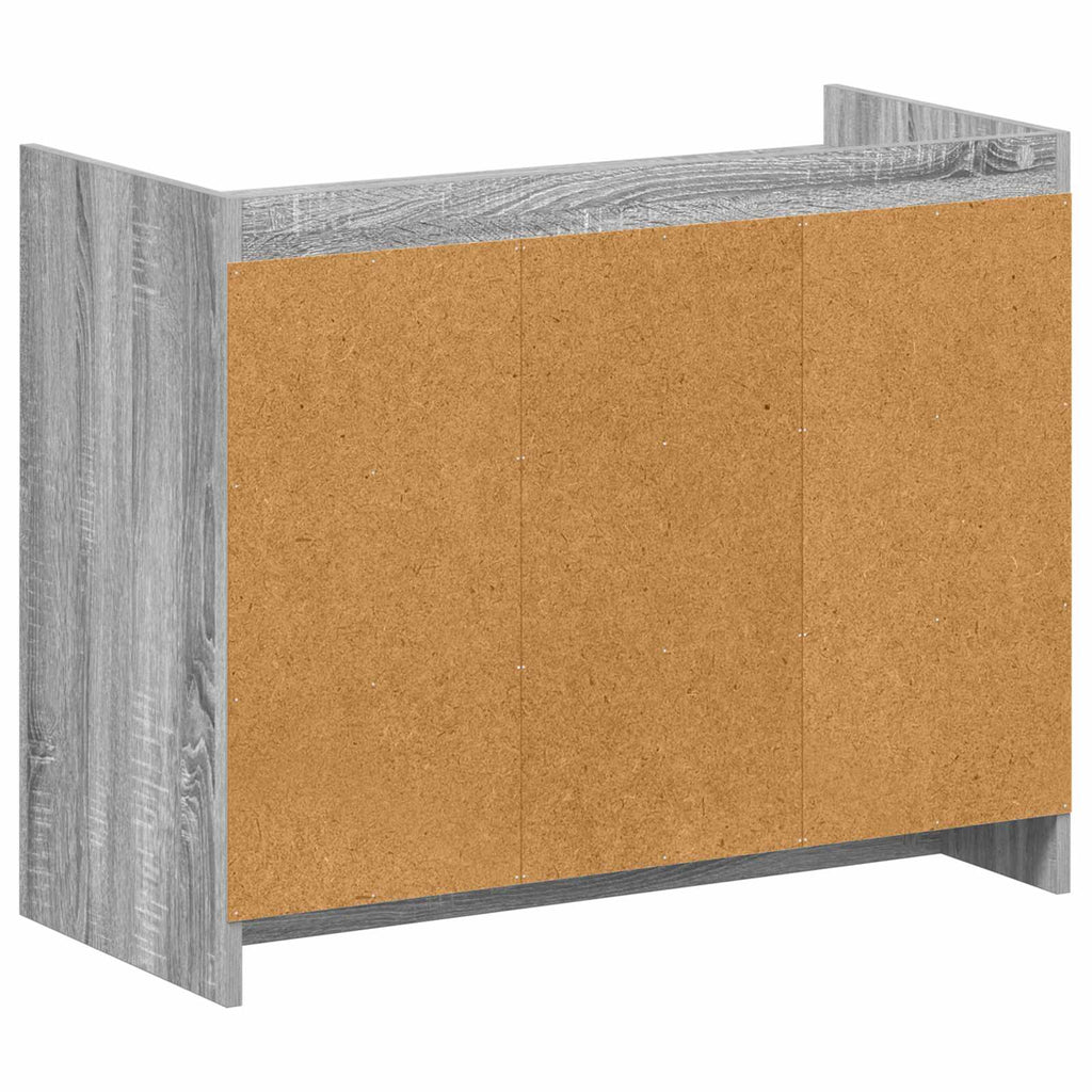 Schuhschrank Grau Sonoma 85 x 39,5 x 70 cm Holzwerkstoff