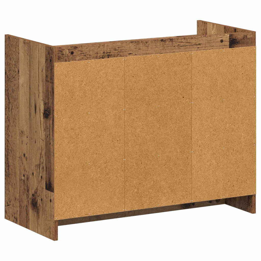 Schuhschrank Altholz 85 x 39,5 x 70 cm Holzwerkstoff