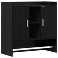 Wandregal Wandhalterung Schwarze Eiche 80 x 36 x 80 cm