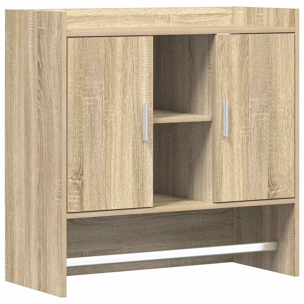 Wandregal Wandhalterung Sonoma-Eiche 80 x 36 x 80 cm