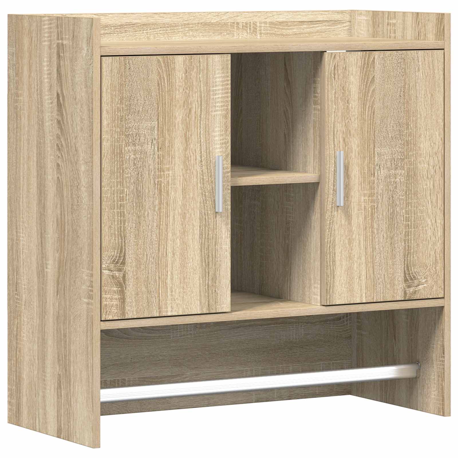 Wandregal Wandhalterung Sonoma-Eiche 80 x 36 x 80 cm