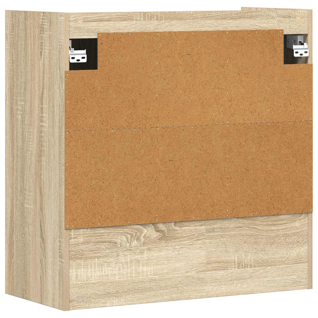 Wandregal Wandhalterung Sonoma-Eiche 80 x 36 x 80 cm