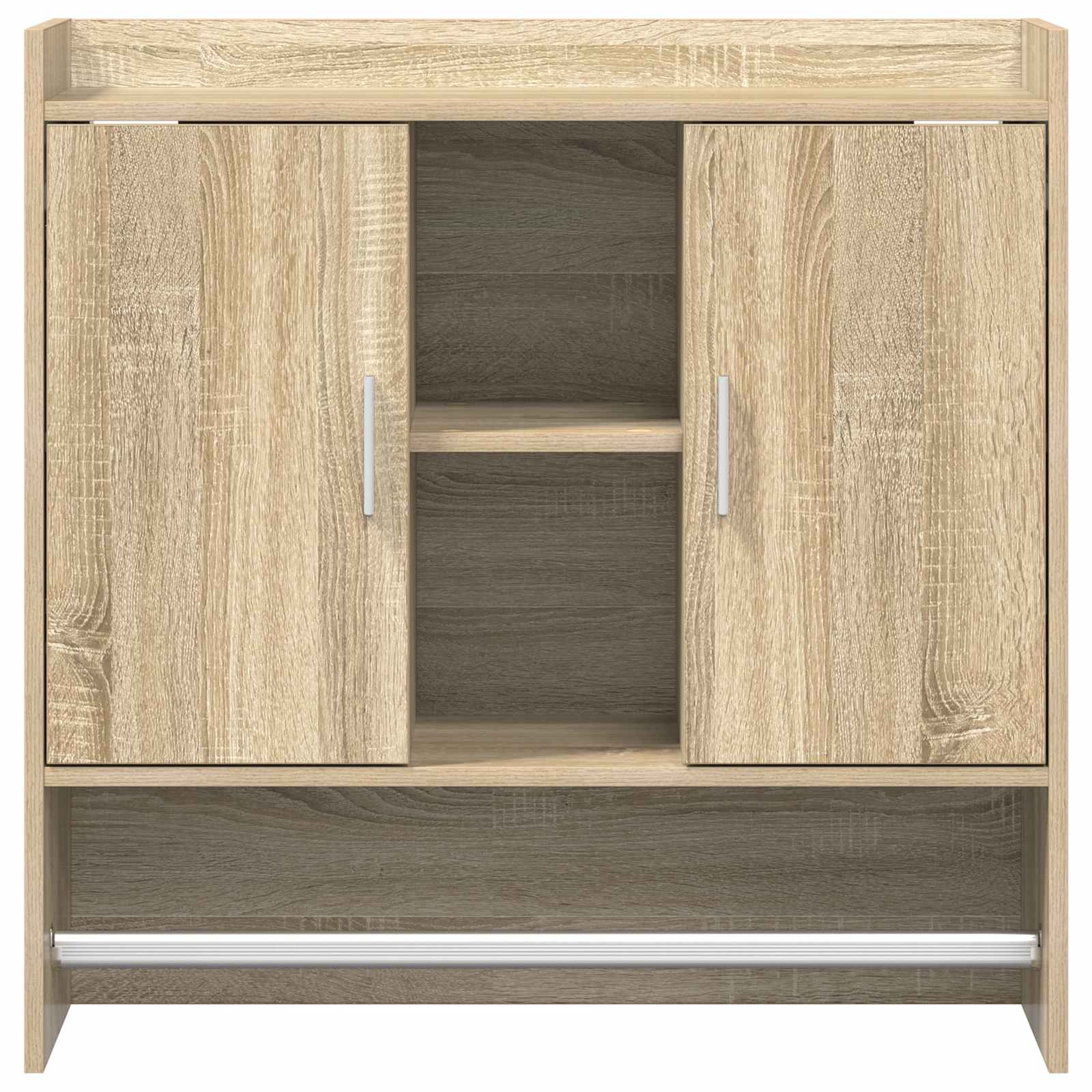 Wandregal Wandhalterung Sonoma-Eiche 80 x 36 x 80 cm