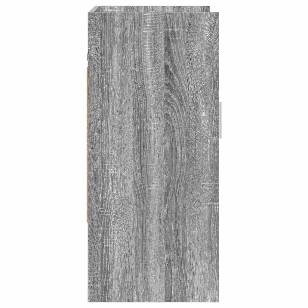 Wandregal Wandhalterung Grau Sonoma 80 x 36 x 80 cm