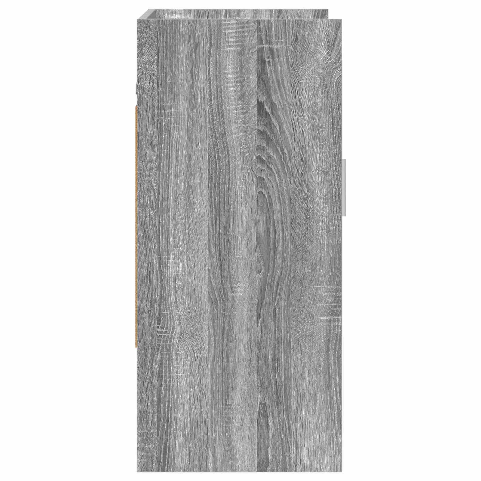 Wandregal Wandhalterung Grau Sonoma 80 x 36 x 80 cm
