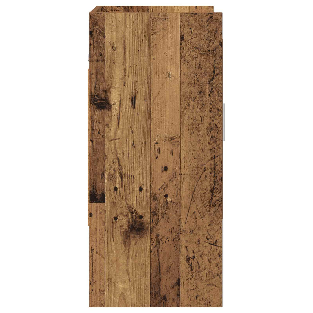 Wandregal Wandhalterung Altholz 80 x 36 x 80 cm Holzwerkstoff