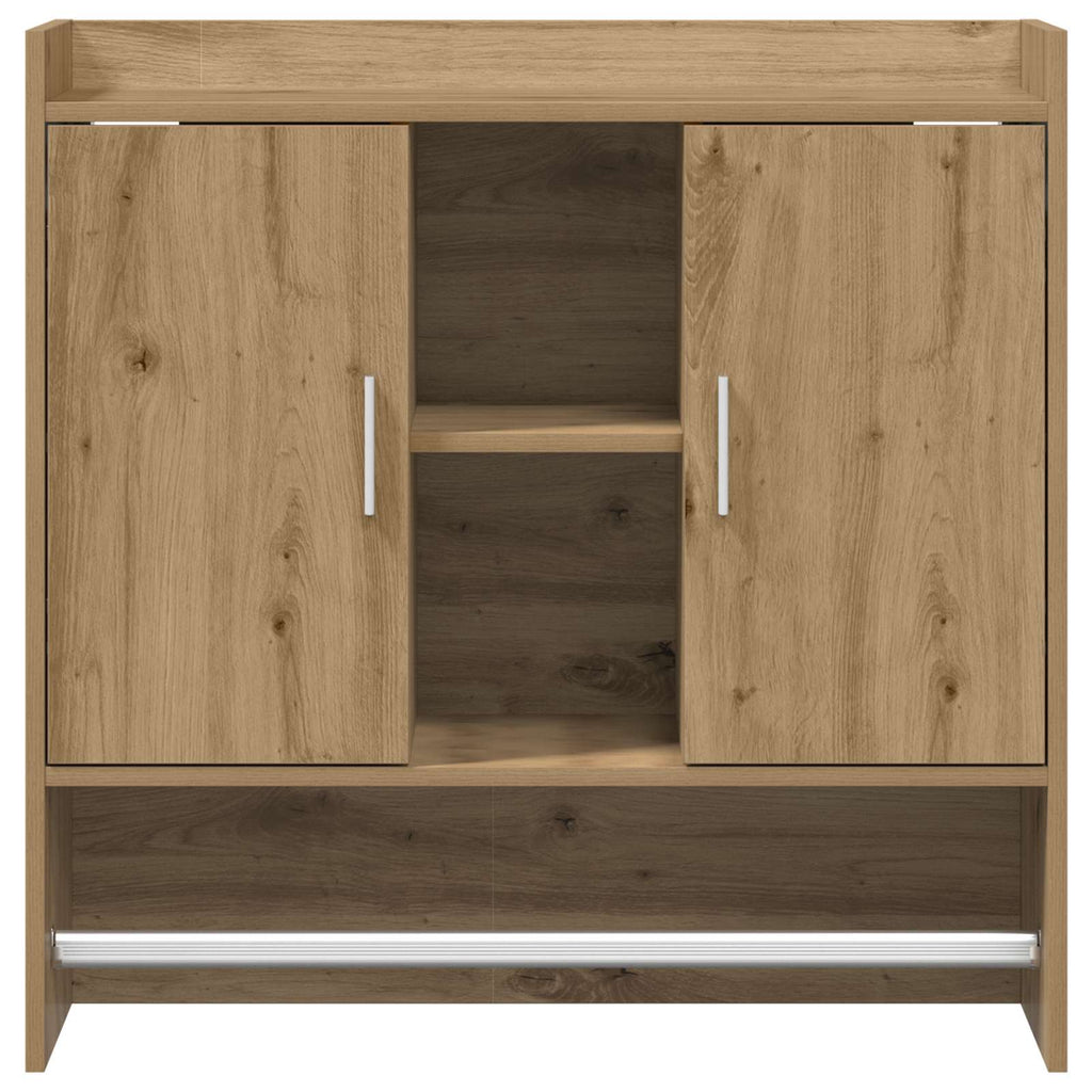 Wandregal Wandhalterung Artisan-Eiche 80 x 36 x 80 cm