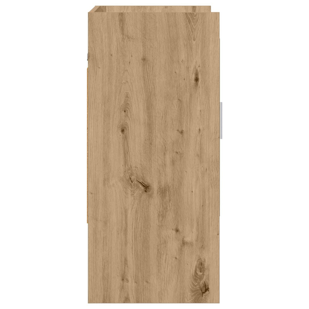 Wandregal Wandhalterung Artisan-Eiche 80 x 36 x 80 cm