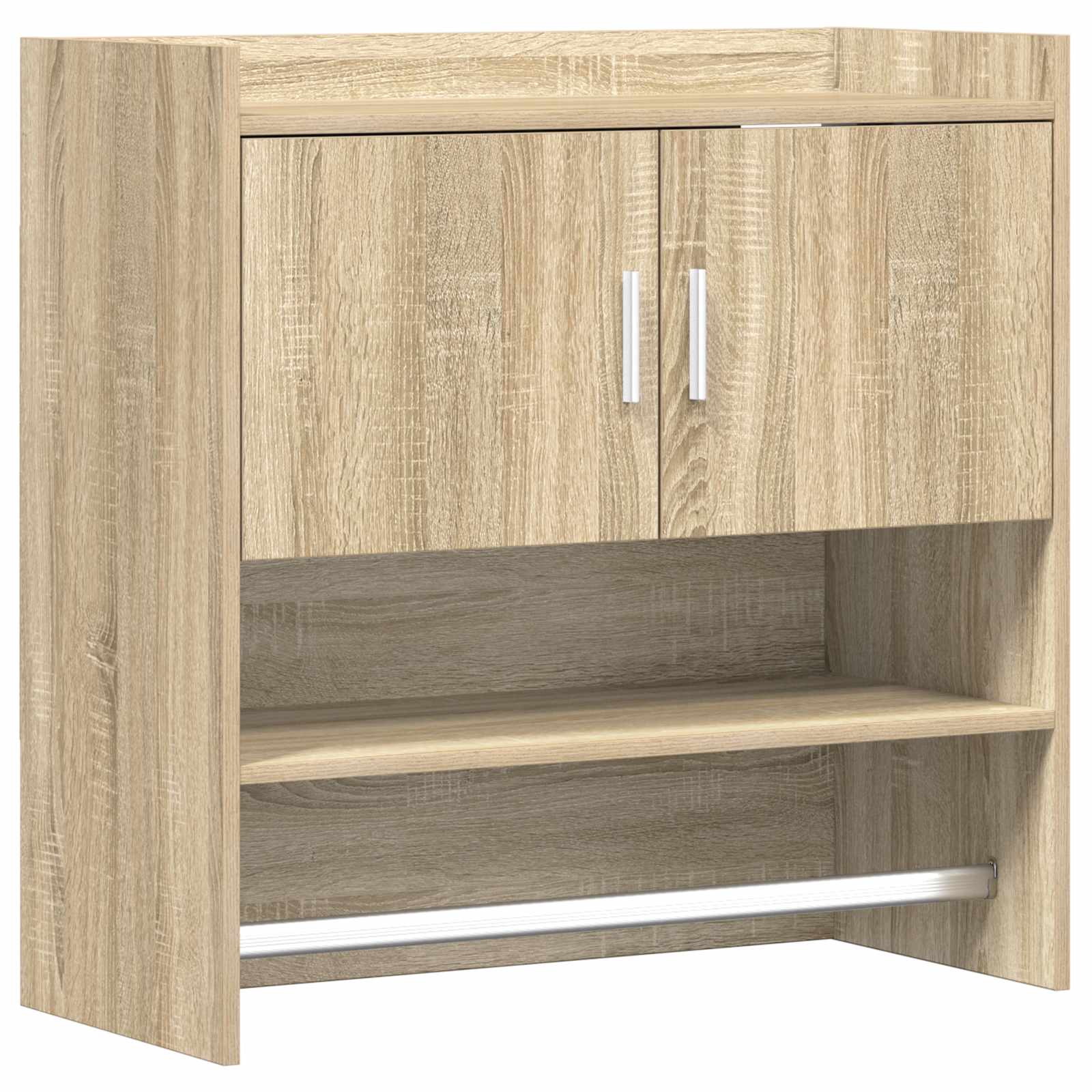 Wandregal Wandhalterung Sonoma-Eiche 80 x 36 x 80 cm