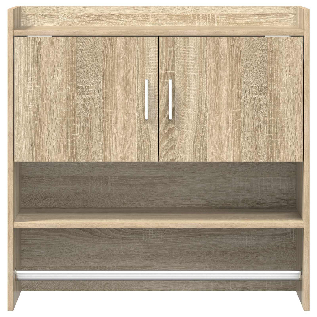 Wandregal Wandhalterung Sonoma-Eiche 80 x 36 x 80 cm