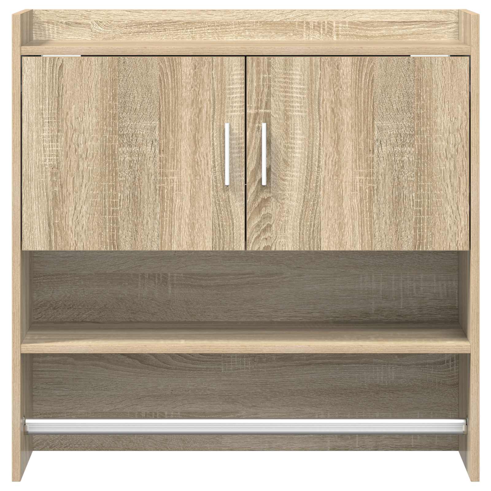 Wandregal Wandhalterung Sonoma-Eiche 80 x 36 x 80 cm