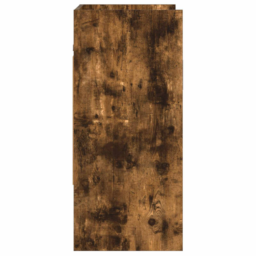 Wandregal Wandhalterung Geräucherte Eiche 80 x 36 x 80 cm