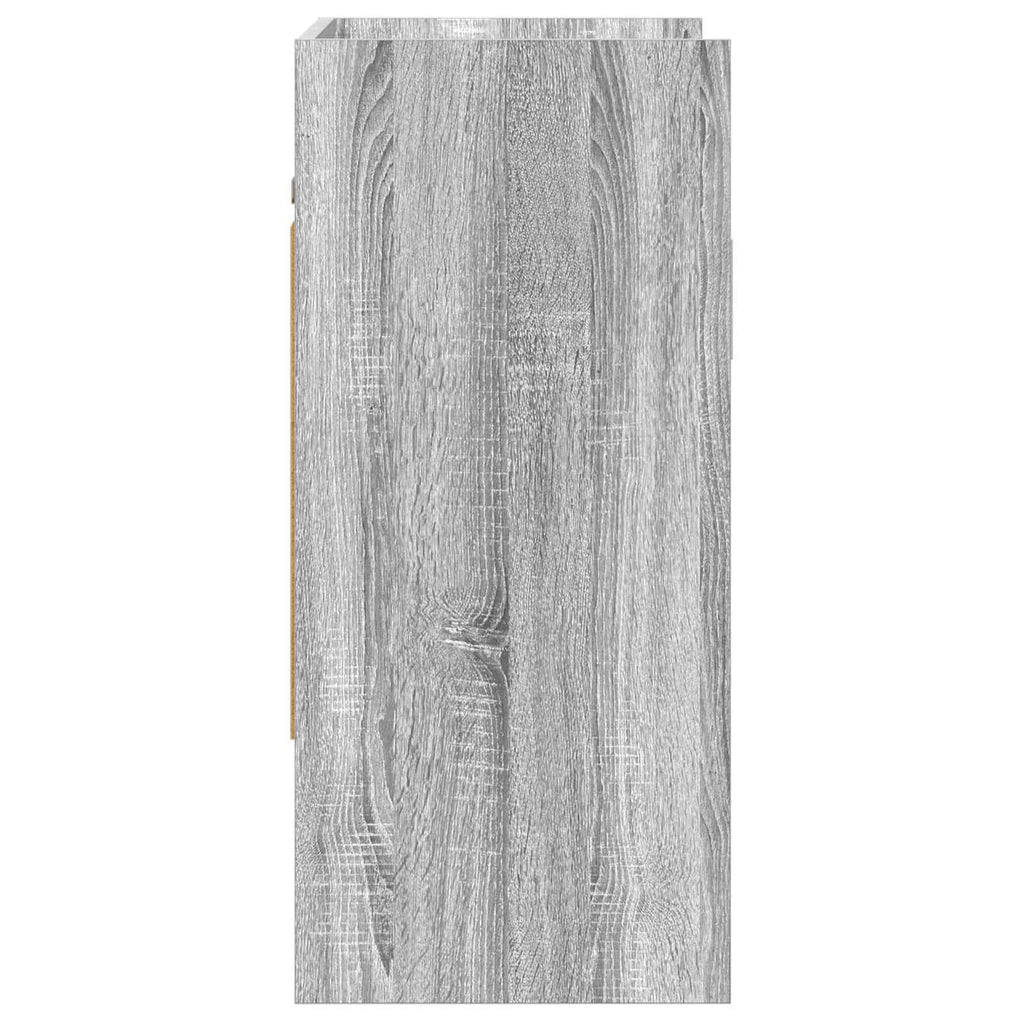 Wandregal Wandhalterung Grau Sonoma 80 x 36 x 80 cm