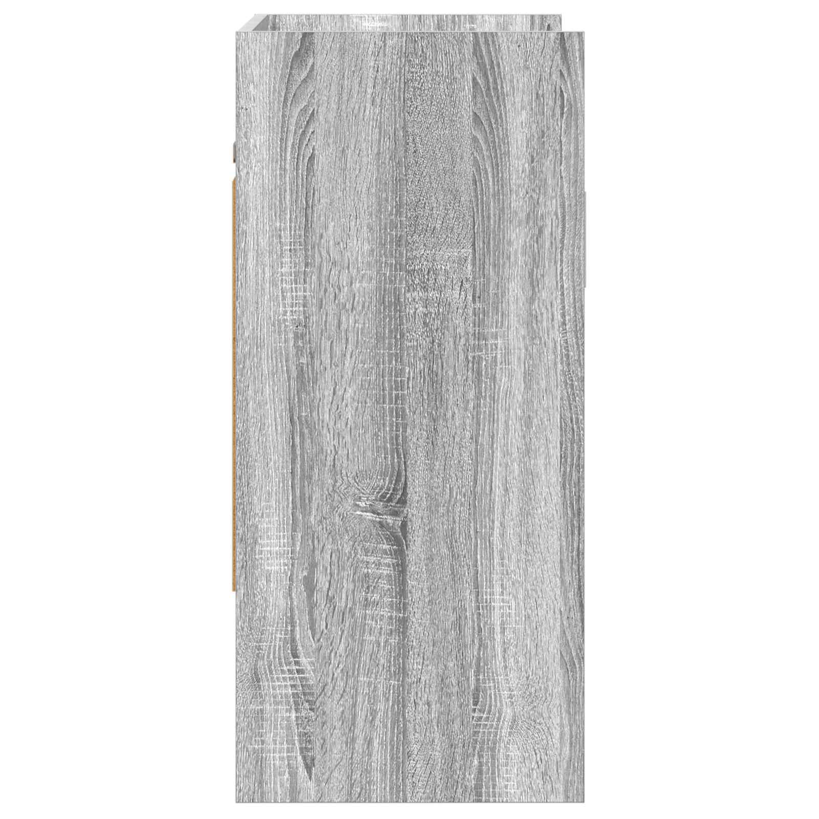 Wandregal Wandhalterung Grau Sonoma 80 x 36 x 80 cm