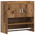 Wandregal Wandhalterung Altholz 80 x 36 x 80 cm Holzwerkstoff