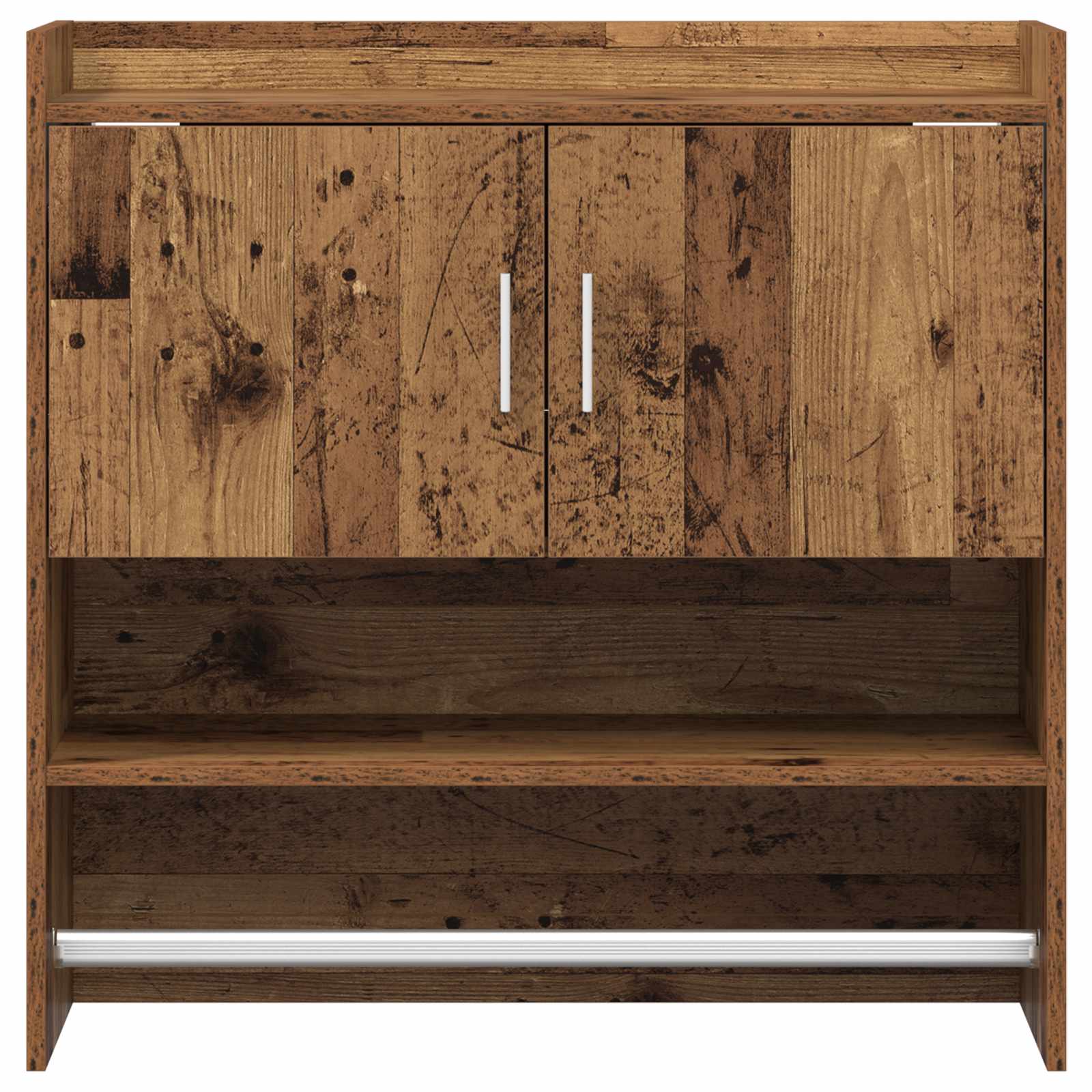 Wandregal Wandhalterung Altholz 80 x 36 x 80 cm Holzwerkstoff