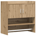 Wandregal Wandhalterung Artisan-Eiche 80 x 36 x 80 cm