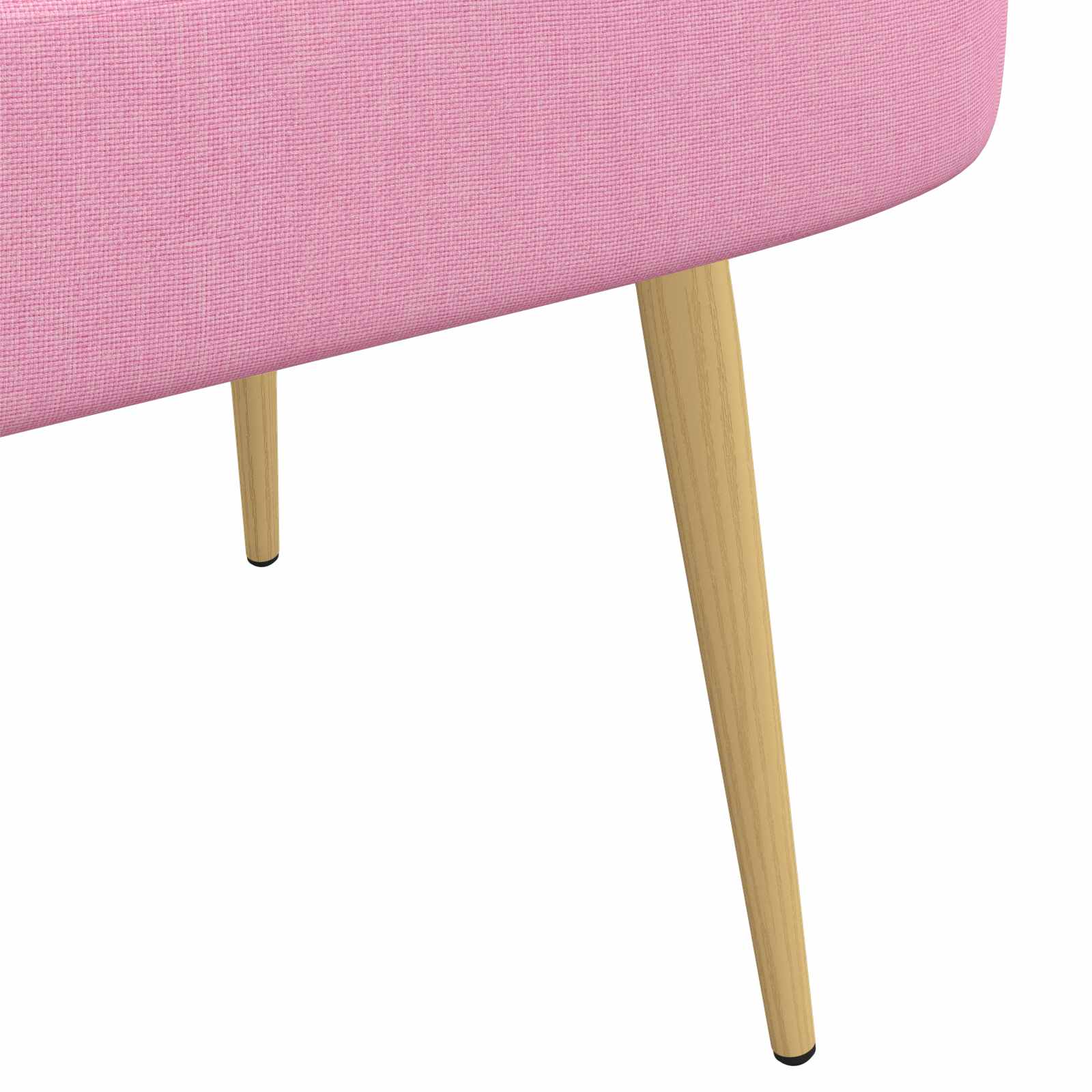 Gepolsterte Bank mit Rückenlehne Rosa 110 x 60 x 76 cm
