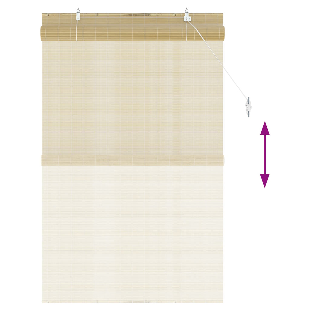 Rollo Natur 110 x 160 cm Bambus