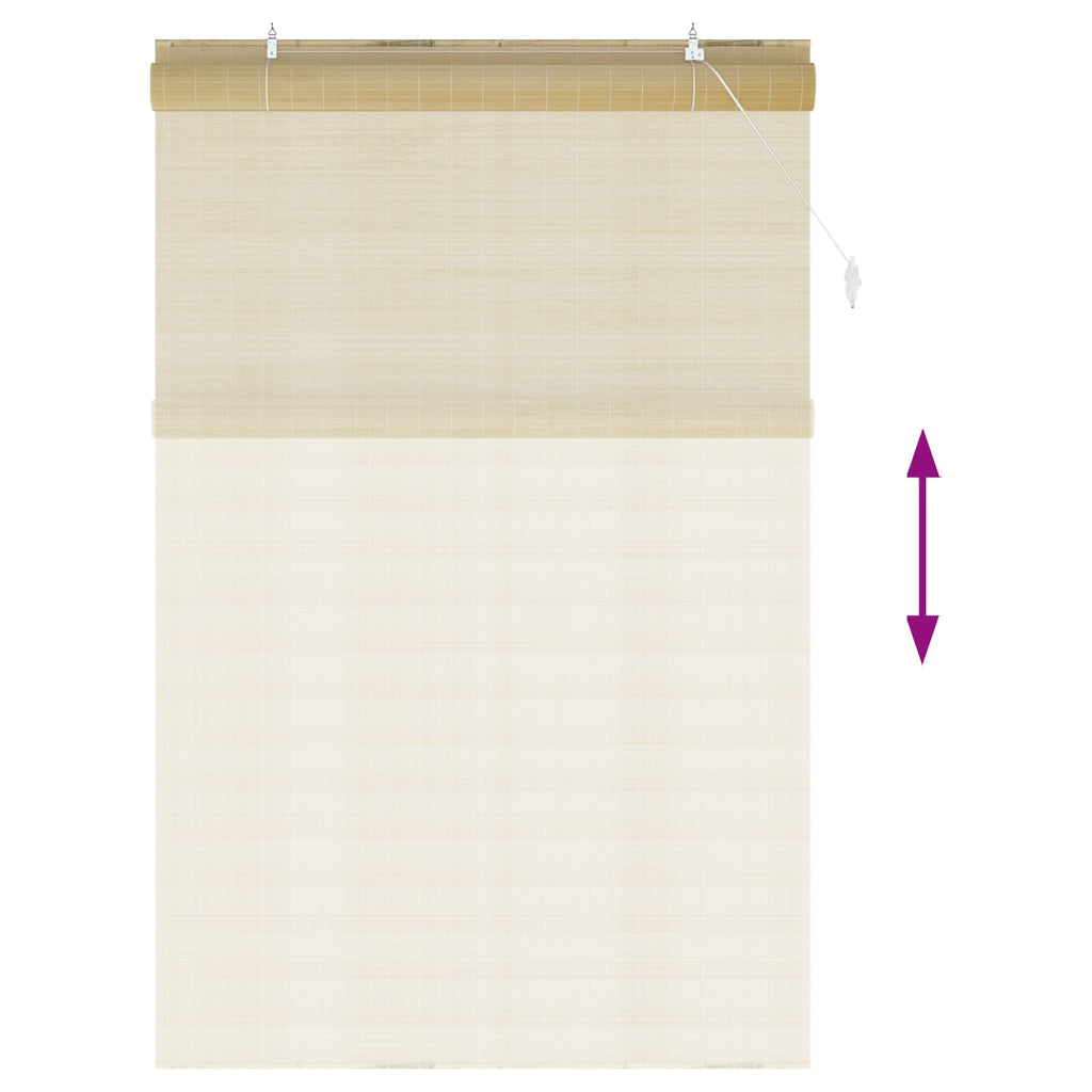 Rollo Natur 160 x 220 cm Bambus