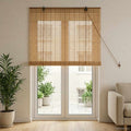 Rollo Braun 90 x 220 cm Bambus