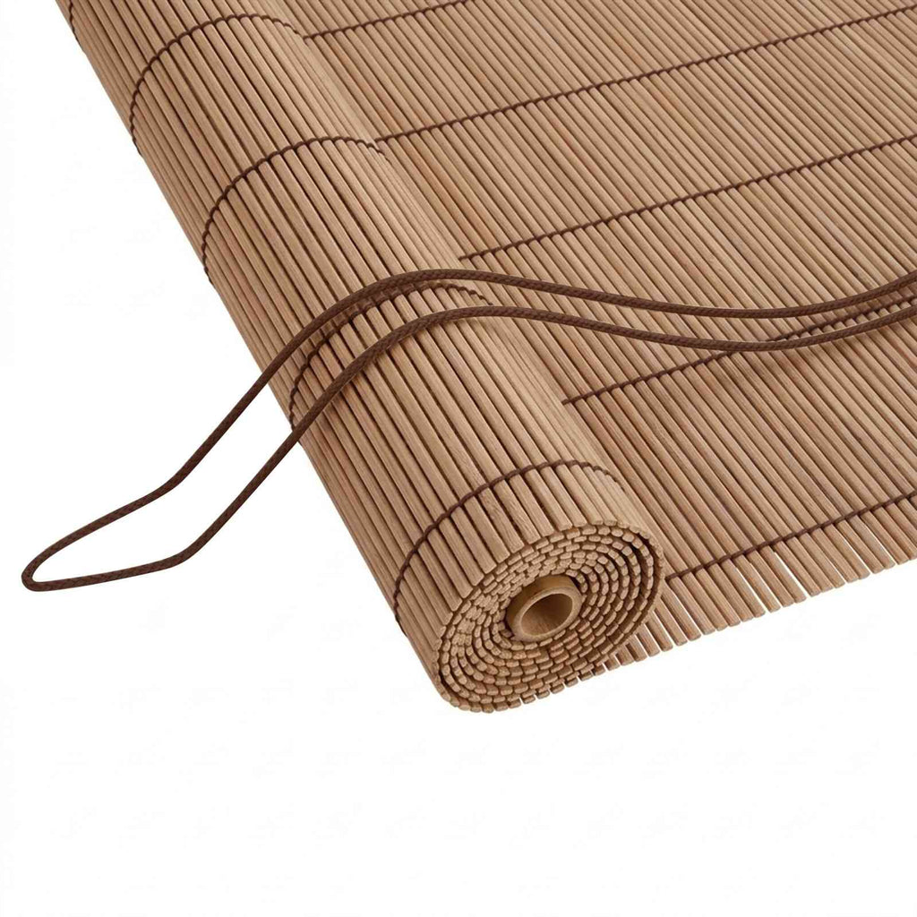 Rollo Braun 110 x 220 cm Bambus