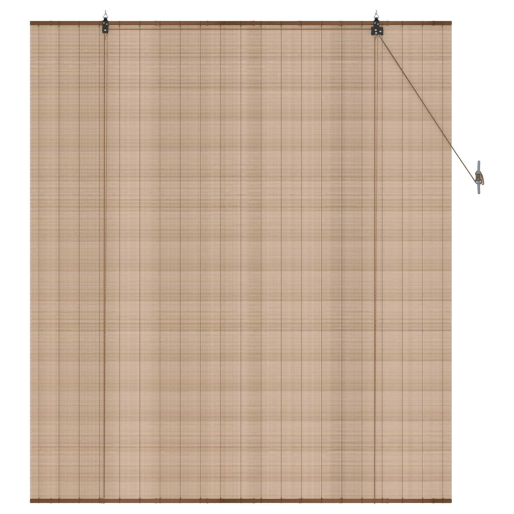Rollo Braun 130 x 160 cm Bambus