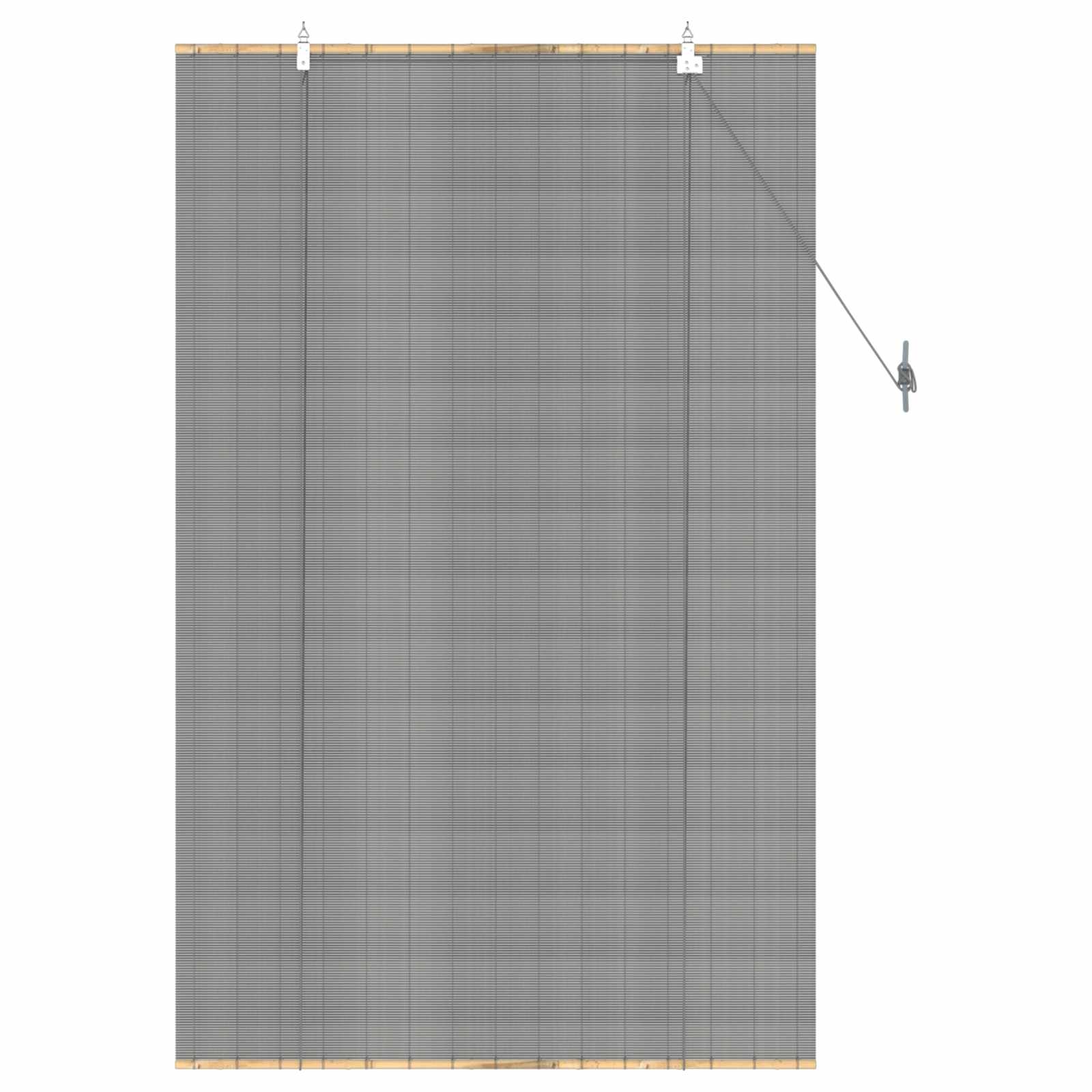 Rollo Grau 90 x 160 cm Bambus