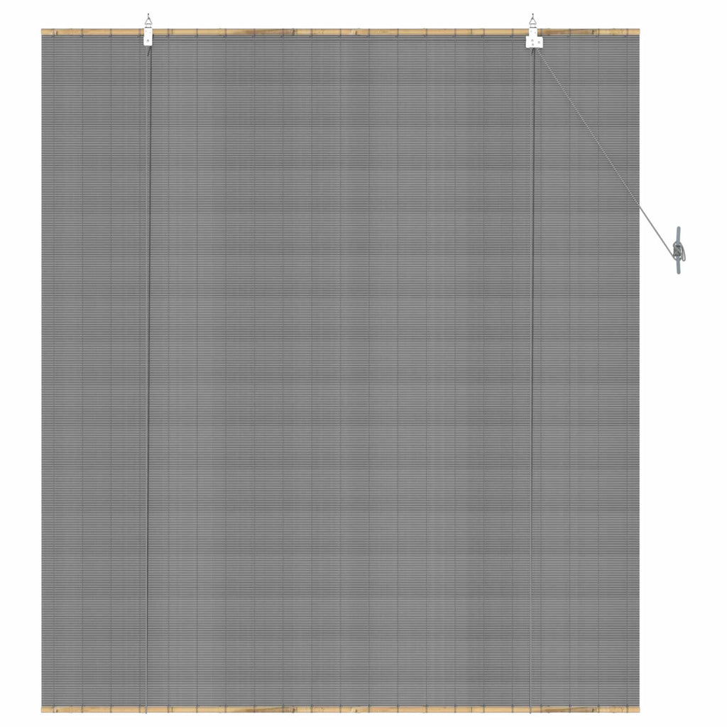 Rollo Grau 130 x 160 cm Bambus