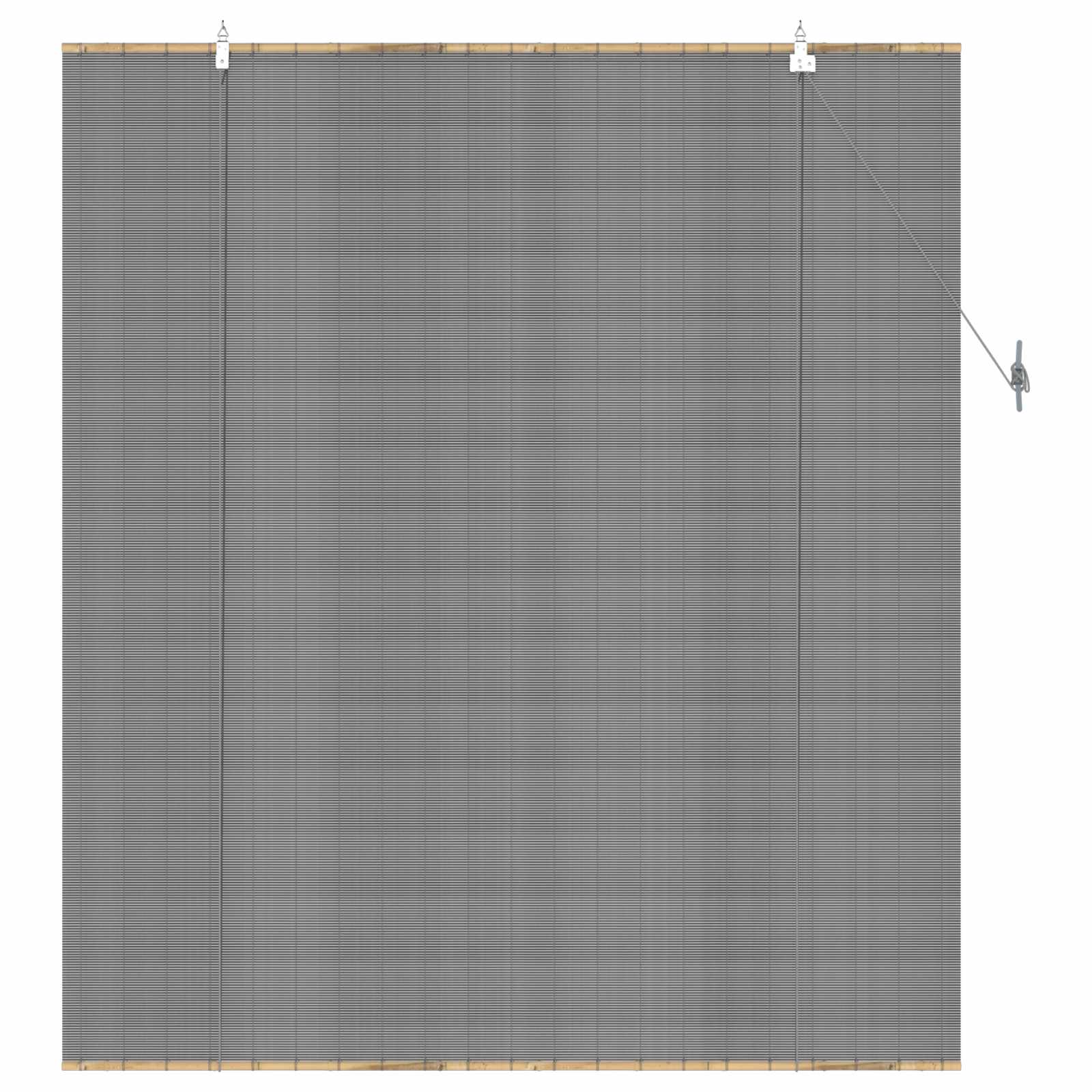 Rollo Grau 140 x 160 cm Bambus