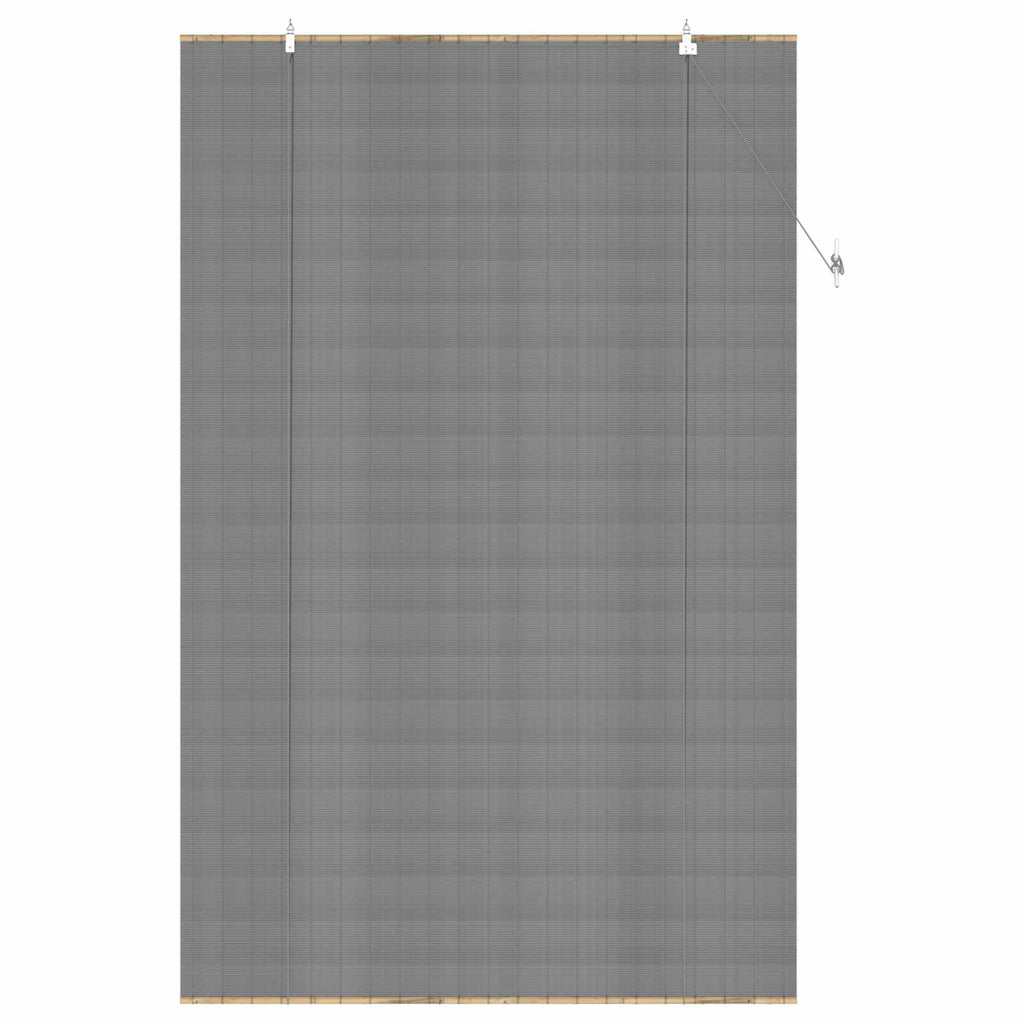 Rollo Grau 140 x 220 cm Bambus