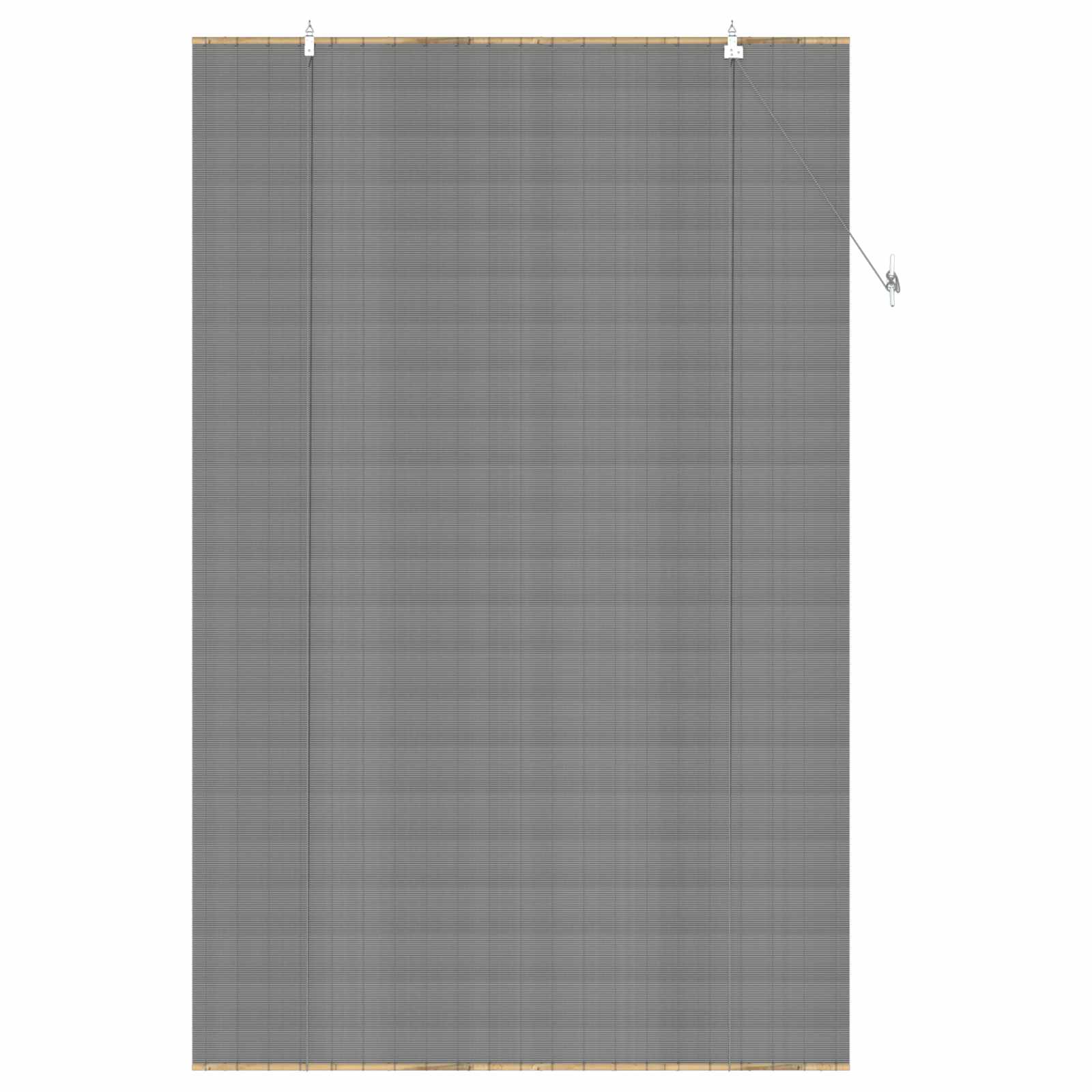 Rollo Grau 160 x 220 cm Bambus