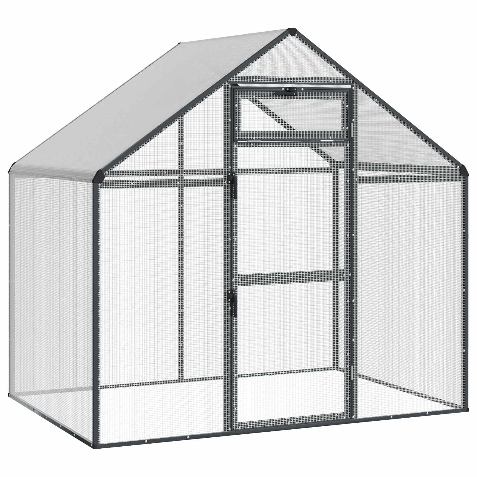 Vogelkäfig Anthrazit 181,5 x 110,5 x 173,5 cm