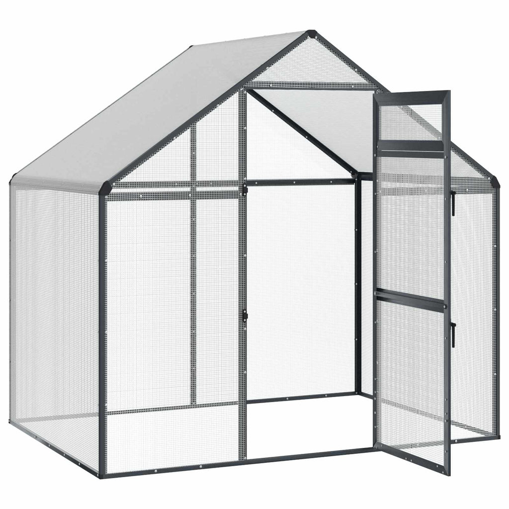 Vogelkäfig Anthrazit 181,5 x 110,5 x 173,5 cm