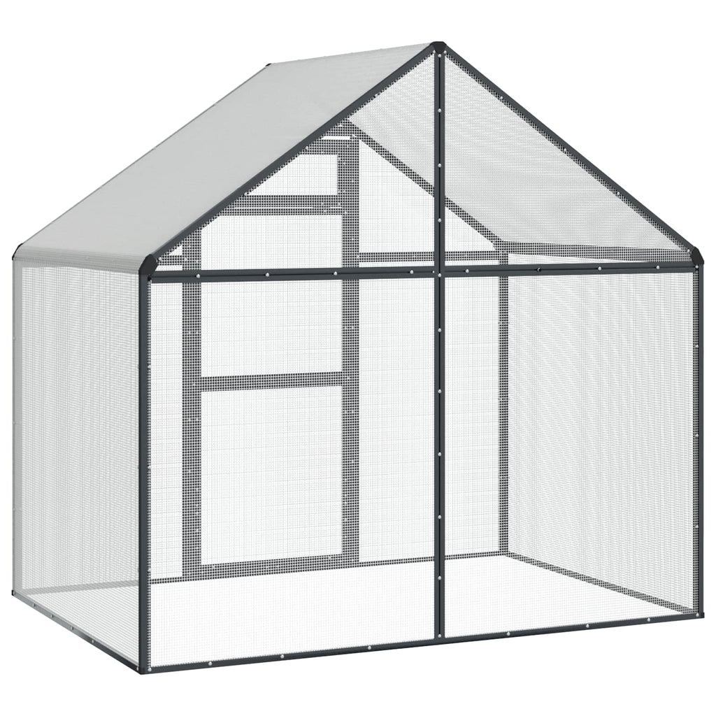 Vogelkäfig Anthrazit 181,5 x 110,5 x 173,5 cm