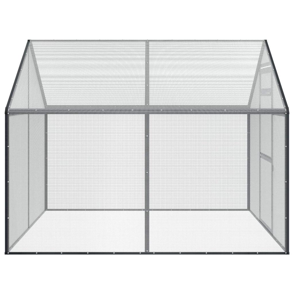 Vogelkäfig Anthrazit 181,5 x 221 x 173,5 cm