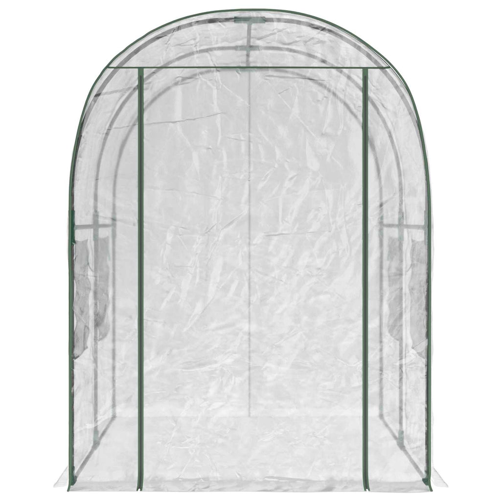 Gewächshaus mit Rahmen 160 x 200 x 192,5 cm PVC Transparent