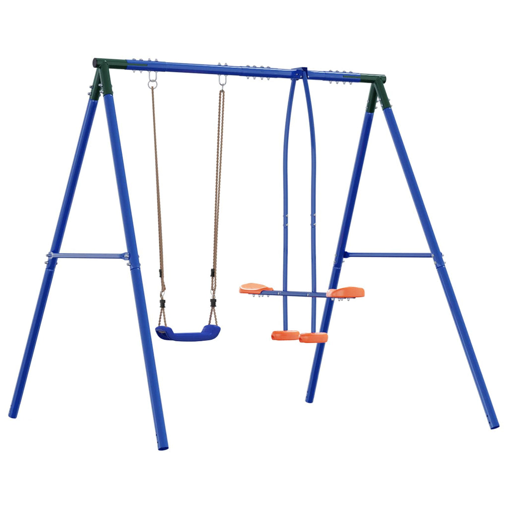 Outdoor Schaukelrahmen mit Gleiter für bis zu 3 Kinder