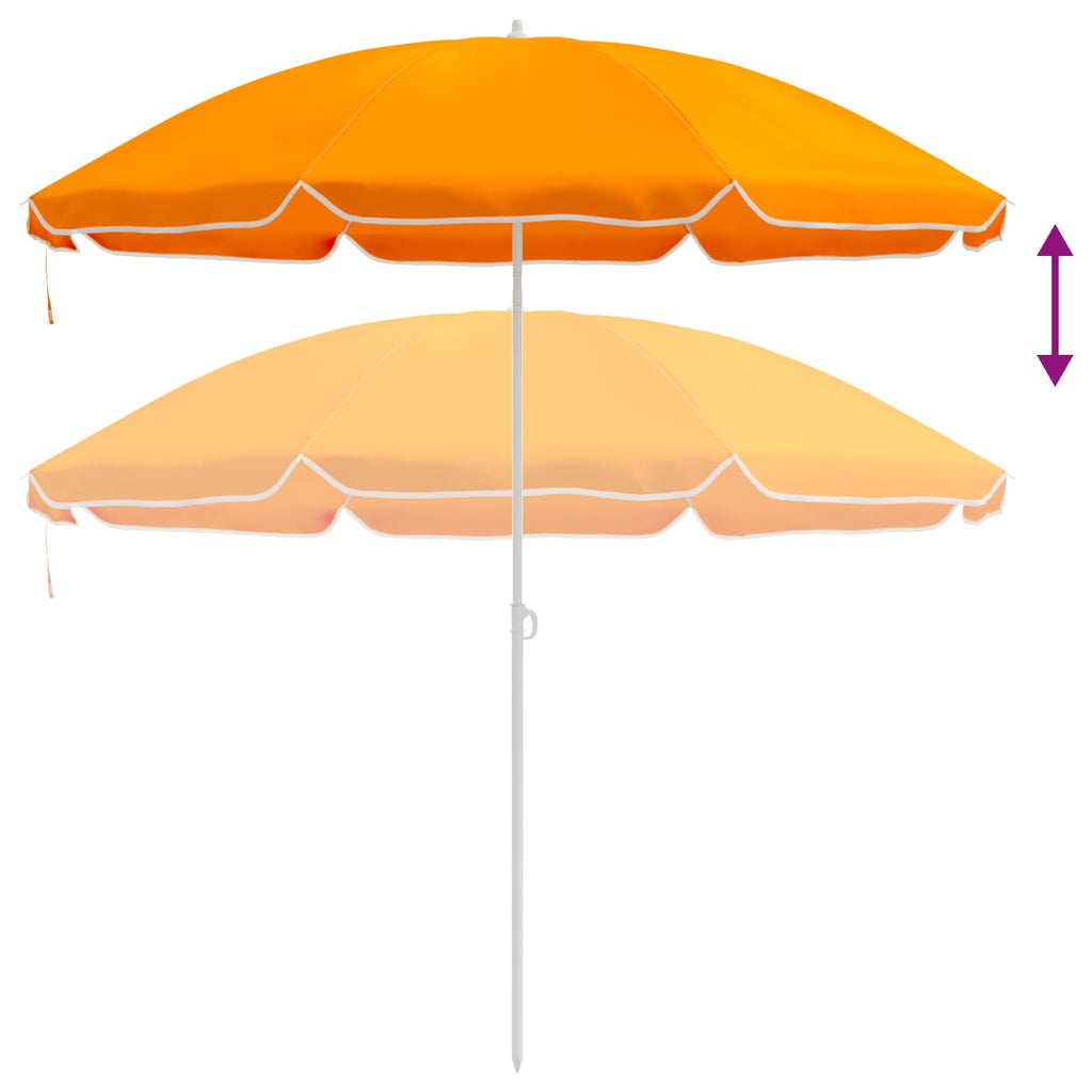 Garten-Sonnenschirm 160 cm 170T Polyester Orange