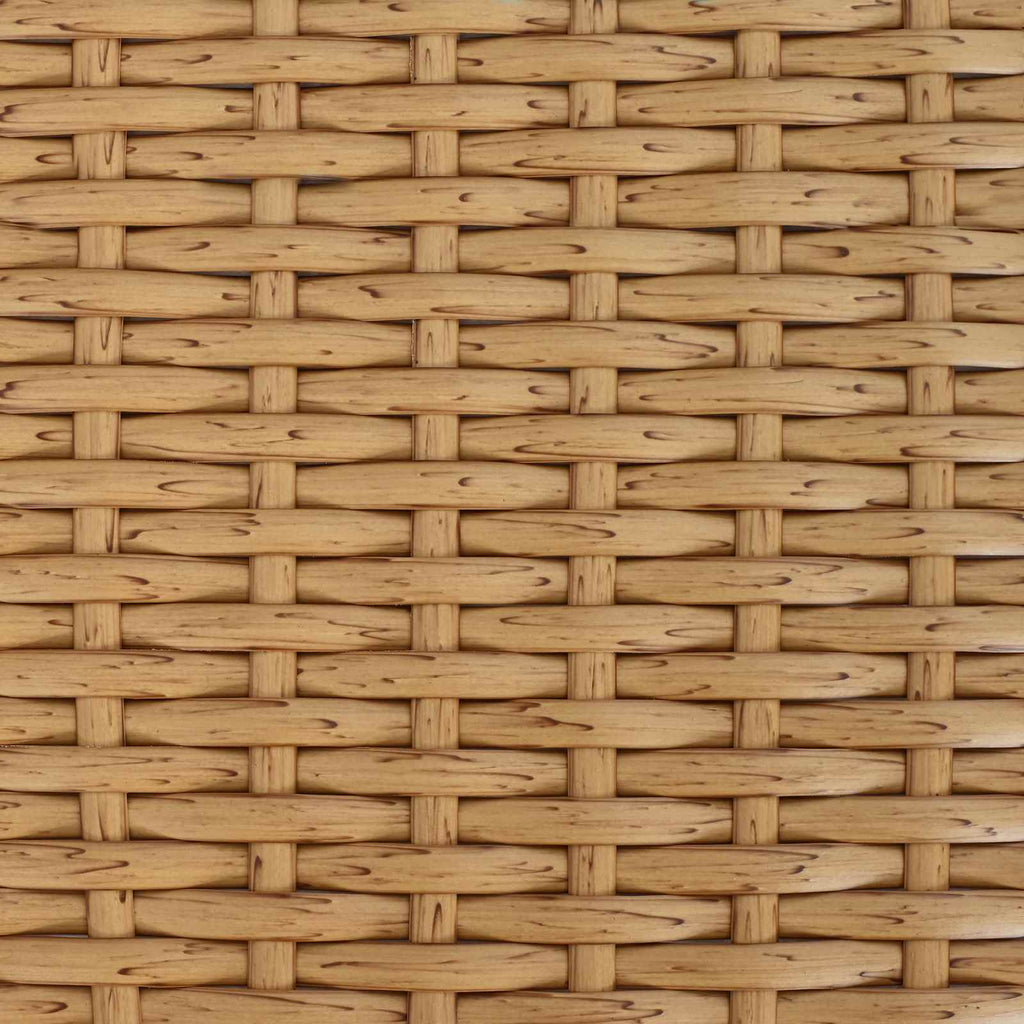 Gartentisch Natur 100 x 55 x 37 cm PE Rattan und Glas