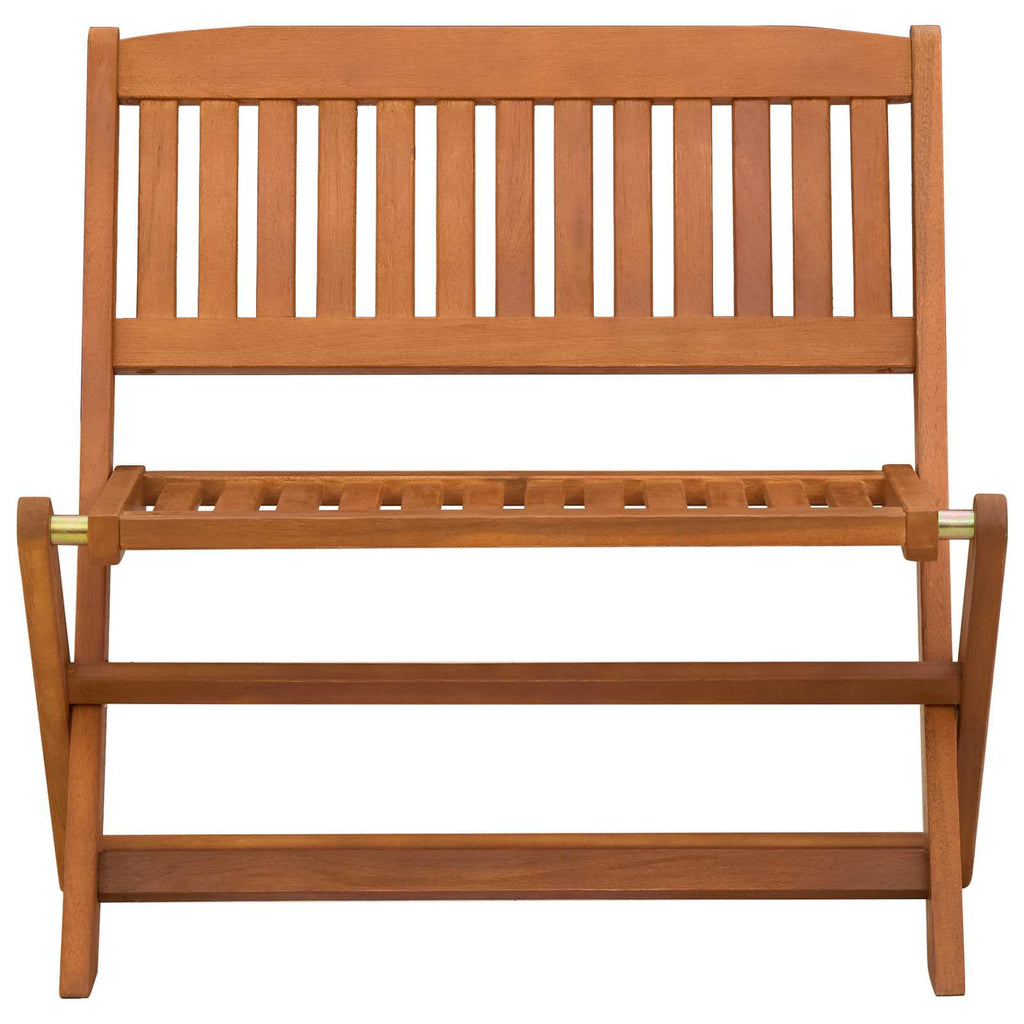 Kinderbank Braun 61 x 38 x 57 cm Massives Eukalyptus Holz