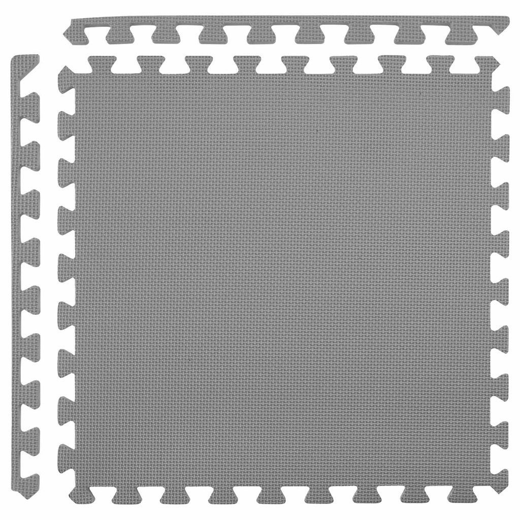 Pool Bodenschutzmatte 6 pcs Grau 2,16 m² EVA-Schaum
