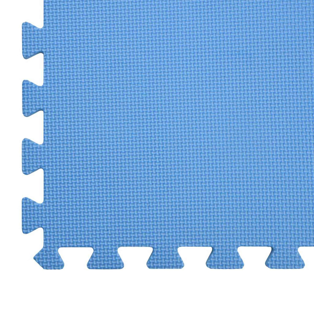 Pool Bodenteppich 6 pcs Blau 2,16 ㎡ EVA-Schaum
