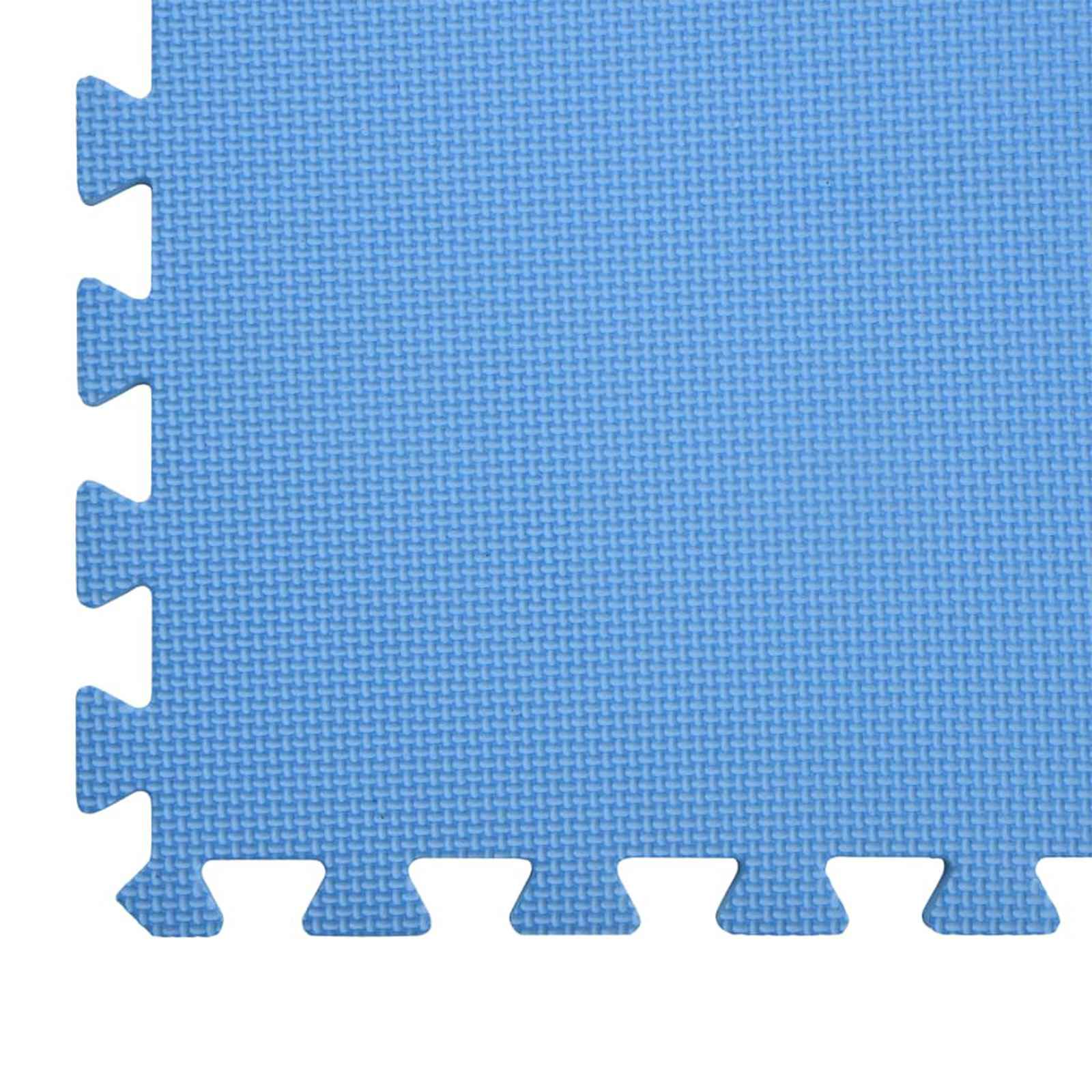 Pool Bodenteppich 6 pcs Blau 2,16 ㎡ EVA-Schaum