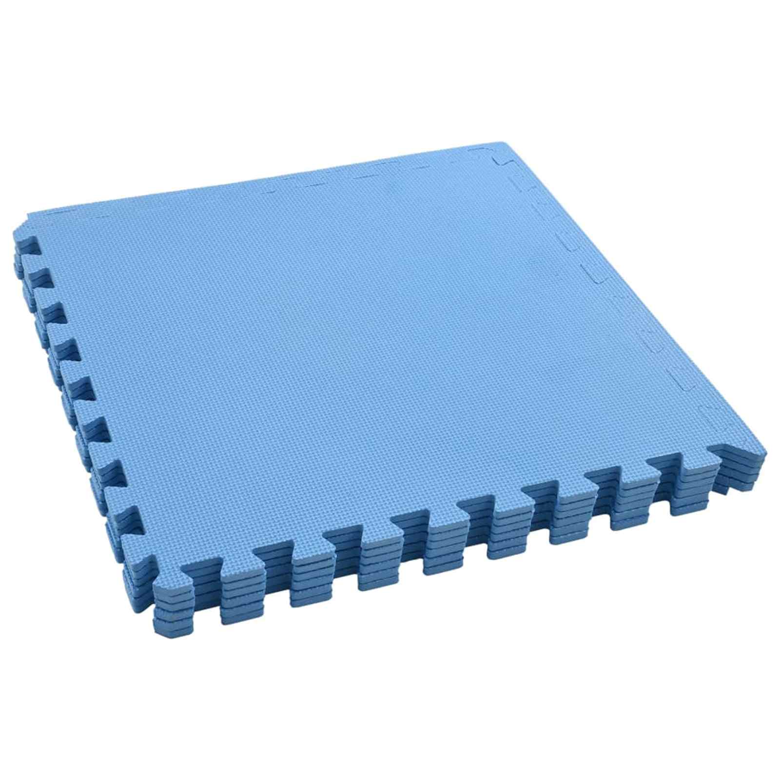 Pool Bodenteppich 6 pcs Blau 2,16 ㎡ EVA-Schaum