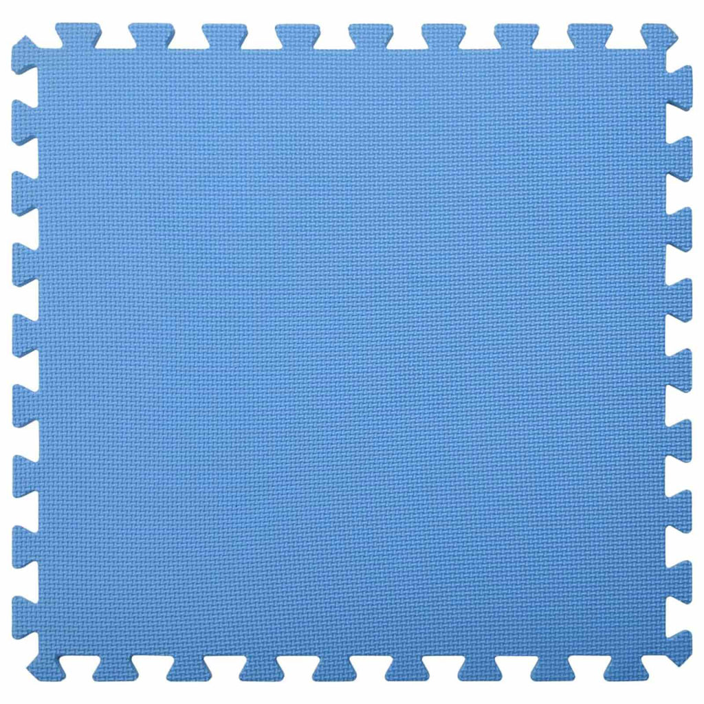 Pool Bodenteppich 6 pcs Blau 2,16 ㎡ EVA-Schaum