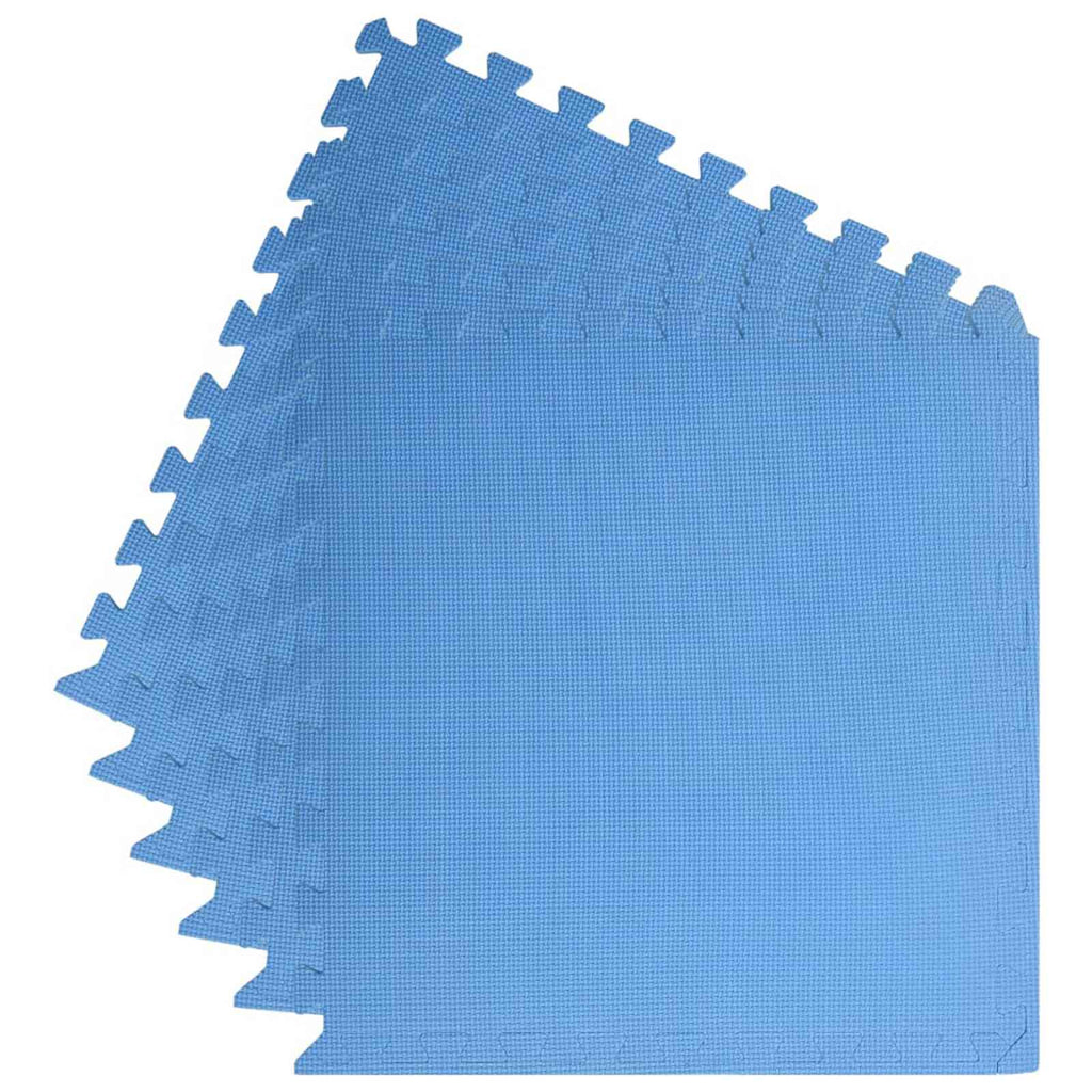 Pool Bodenteppich 6 pcs Blau 2,16 ㎡ EVA-Schaum