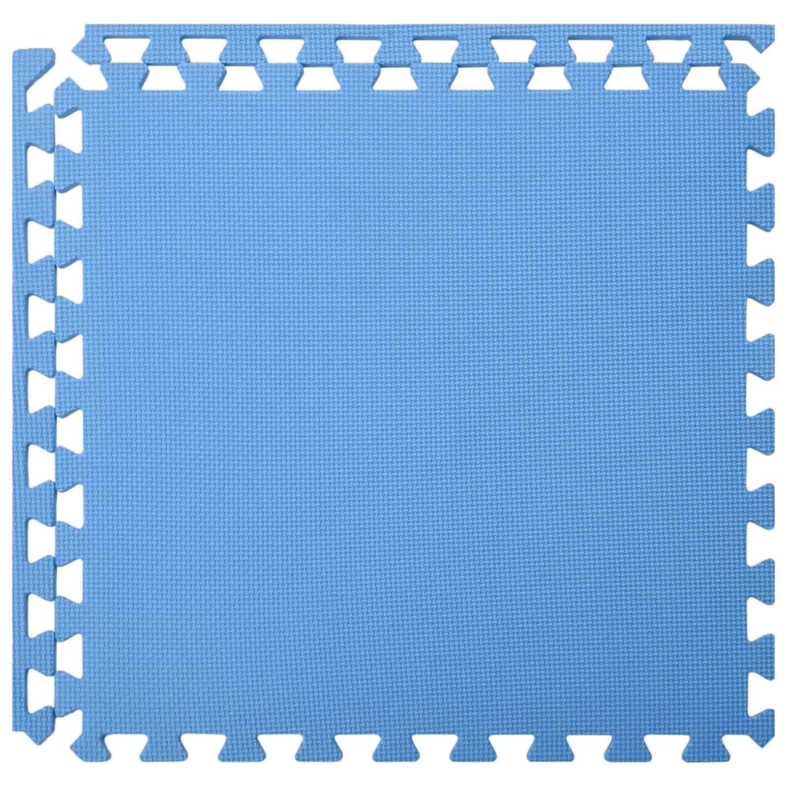 Pool Bodenteppich 6 pcs Blau 2,16 ㎡ EVA-Schaum