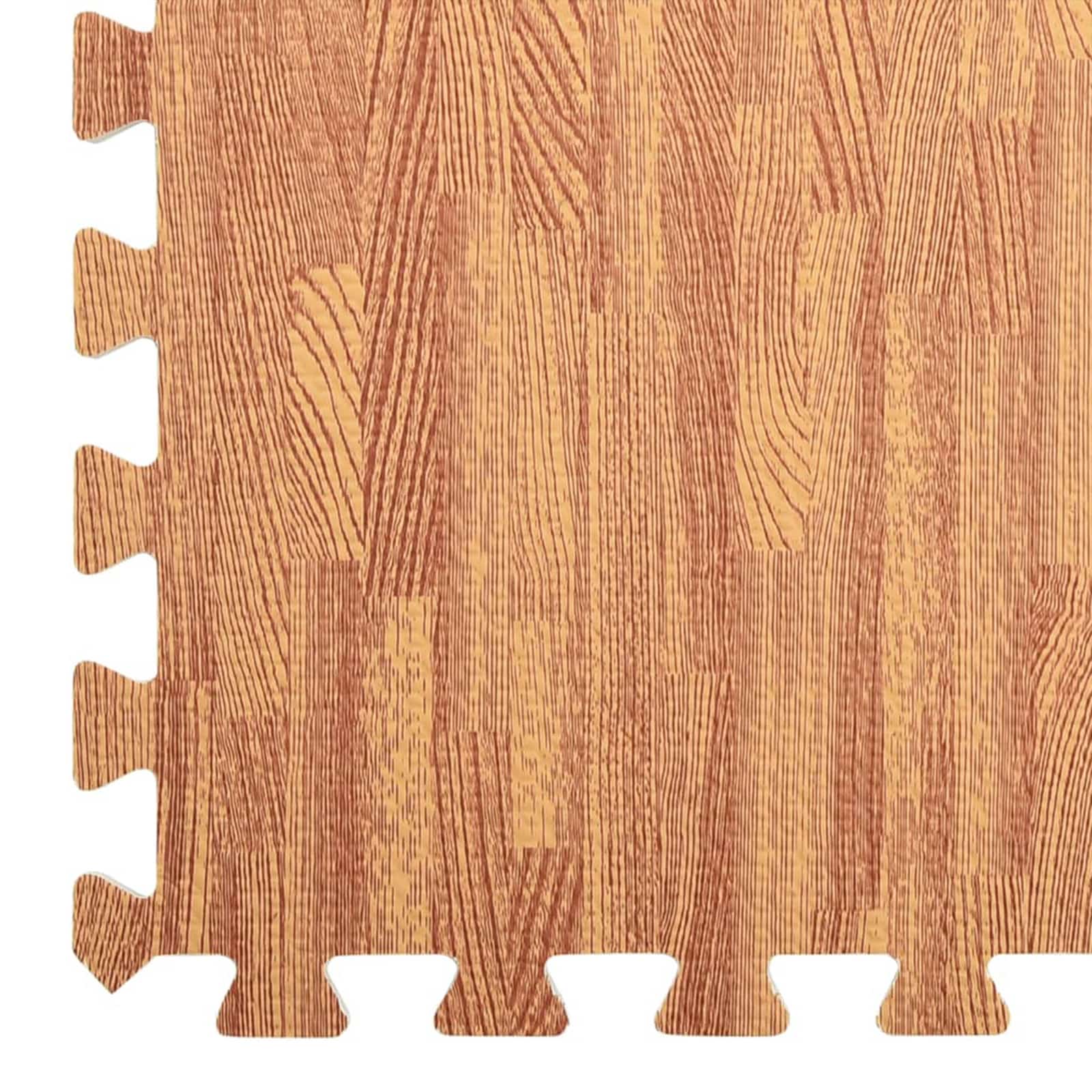 Pool Bodenteppich 6 pcs Holz 4,32 ㎡ EVA-Schaum
